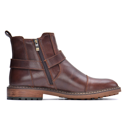 Roadster Leather Boots - Sansa London